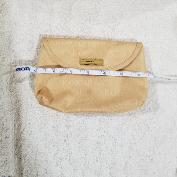 Oscar de la Renta small cream makeup bag - Picture 4 of 7